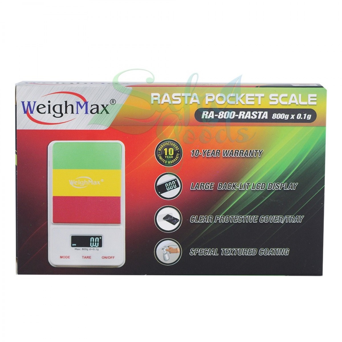 WeighMax RA800 Digital Pocket Scale [800G/0.1G]